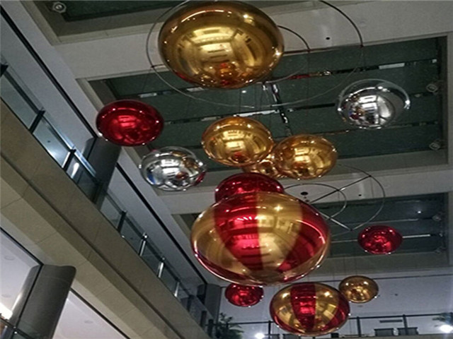 商场装饰吊挂镜面球